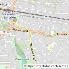 Map of Beckenham