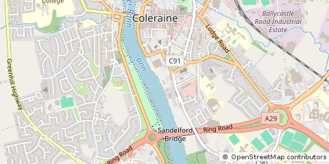 Map of Coleraine