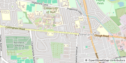 Map of Hull, East Yorkshire
