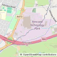 Map of Bridgend