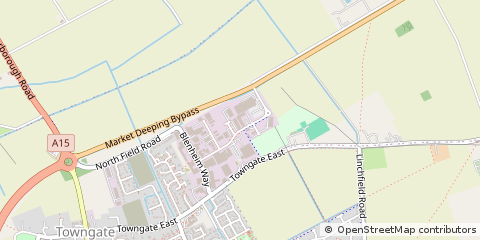 Map of Peterborough
