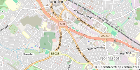 Map of Stoke-on-Trent