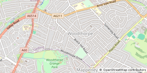 Map of Nottingham