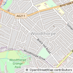 Map of Nottingham