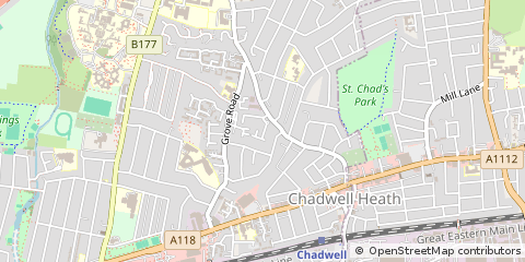 Map of Romford