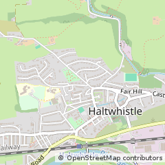 Map of Haltwhistle, Northumberland