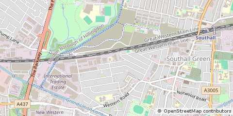Map of Southall