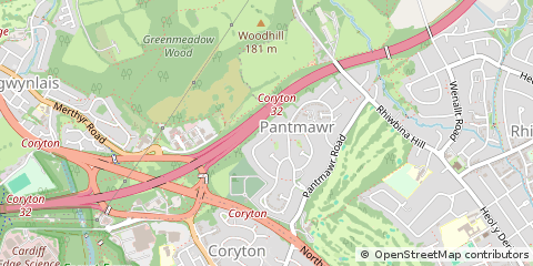 Map of Cardiff