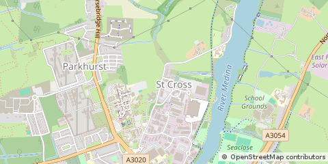 Map of Newport, Isle of Wight