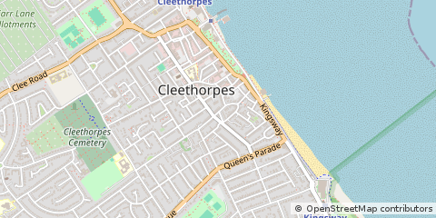Map of Cleethorpes, N.E. Lincolnshire