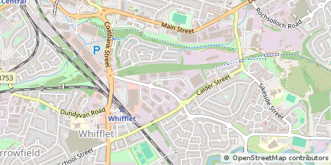 Map of Coatbridge