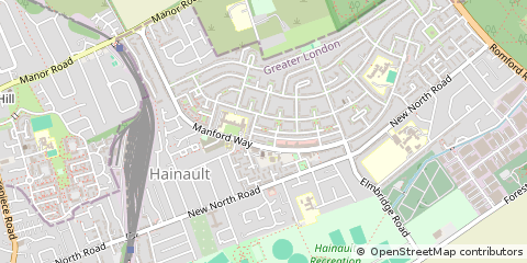 Map of Chigwell