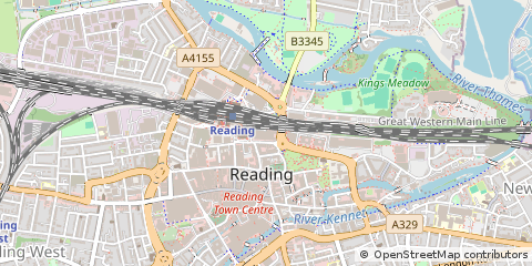 Map of Reading