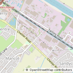 Map of Queensferry, Flintshire