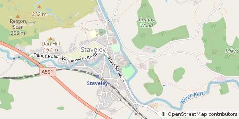 Map of NR Kendal, Cumbria