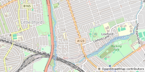 Map of Ilford