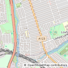 Map of Ilford