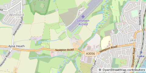 Map of Sandown, Isle of Wight