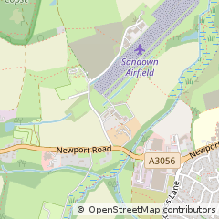 Map of Sandown, Isle of Wight