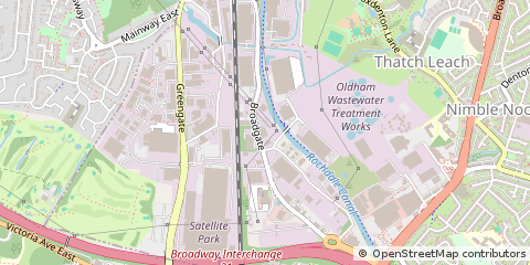 Map of Oldham
