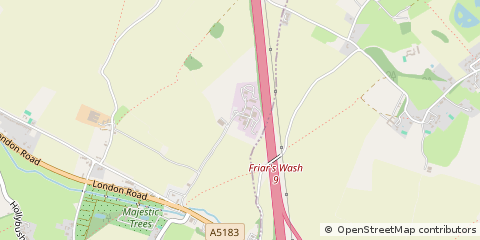 Map of ST. Albans, Hertfordshire