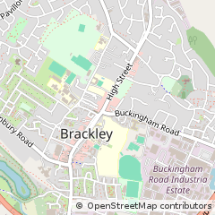 Map of Brackley, Northamptonshire
