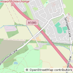 Map of Doncaster, South Yorkshire