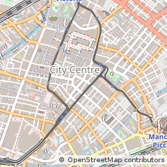 Map of Manchester, Greater Manchester