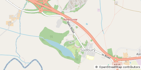 Map of Ashbourne