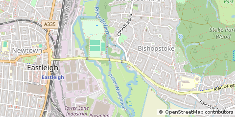 Map of Eastleigh
