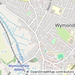 Map of Wymondham, Norfolk