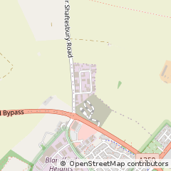 Map of Blandford Forum, Dorset