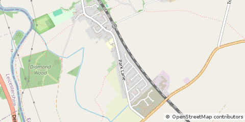 Map of Loughborough, Leicestershire