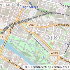 Map of Glasgow