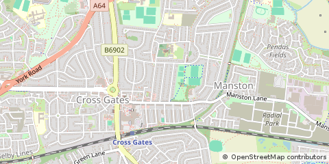Map of Leeds