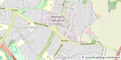 Map of Tamworth
