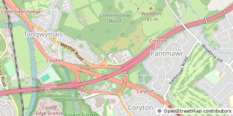 Map of Cardiff