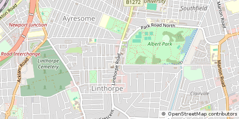 Map of Middlesbrough