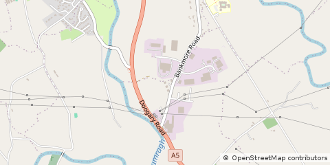 Map of Omagh, CO. Tyrone