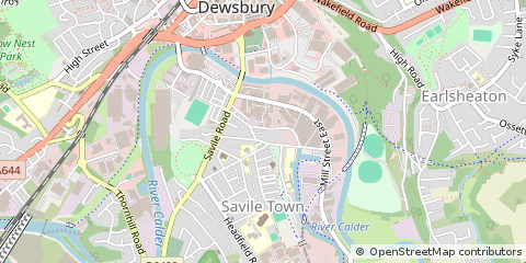 Map of Dewsbury