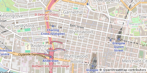 Map of Glasgow
