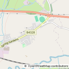 Map of Whitland, Carmarthenshire