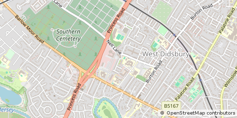 Map of Manchester