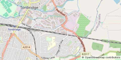 Map of Tonbridge