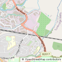 Map of Tonbridge, Kent