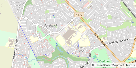 Map of Stockton on Tees, Cleveland