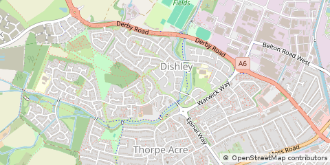 Map of Loughborough