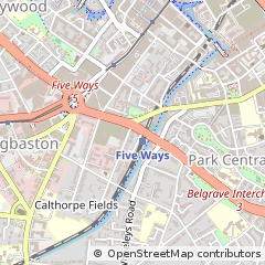 Map of Birmingham