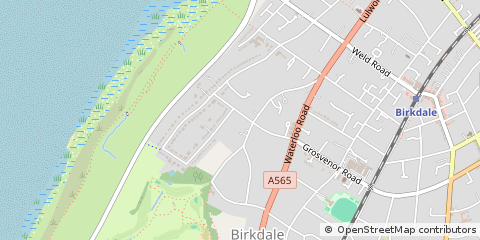 Map of Southport