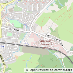 Map of Caerphilly